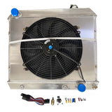 3-Row Aluminum Radiator with Shroud and Fan for 1963-1966 Chevrolet C10 / C20 / C30 Pickup