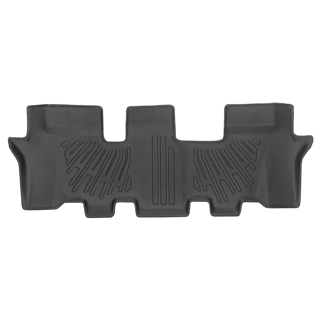 Black TPE 3 Row Floor Liner Set 4 Piece for 2007-2013 Acura MDX