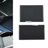 Black Car Storage Box Center Console Roller Blind Cover For BMW X5 X6 E71 07-14 – product image 5