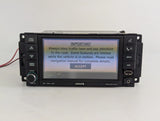 2008-2010 Chrysler Jeep Dodge AM/FM DVD CD Radio Display Receiver Satellite RER OEM 5064816AD - product image