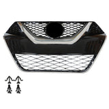 Front Bumper Grille for 2016-2017 Nissan Maxima Chrome and Black