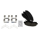 Front Ceramic Brake Pad & Coated Rotor Kit for 2015-2020 Acura TLX