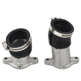 Carburetor Intake Manifold Pair with Boots for 1978-1982 Honda CX500 16211-415-000