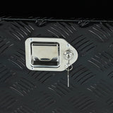 Black Aluminum Truck Bed Tool Box 39 x 13 x 10 in with Lock
