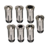 7 Piece 5C Hex Collet Set 1/4 to 7/8 Inch