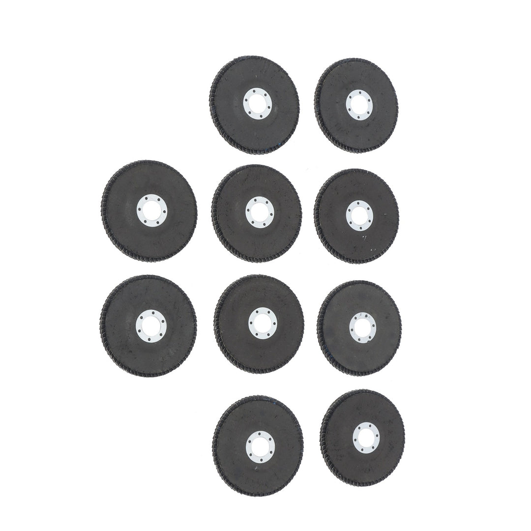 Flap Disc 10 Pack 4-1/2 x 7/8 Inch 80 Grit Type 29
