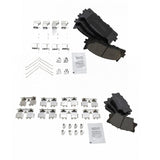Front & Rear Ceramic Brake Pad Set for 2007-2017 Toyota Camry, Avalon & Lexus ES350, ES300h