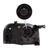 Headlight For 2001-2004 Frontier Chrome w/o Signal/Marker Bulbs Sockets Wiring 4221-0015LR - product image