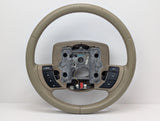 05-11 Lincoln Town Car Steering Wheel Tan Beige Leather Volume Cruise Switch OEM 5W73-3F563-B - product image