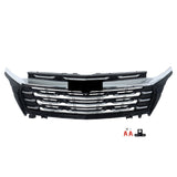 Chrome Black Front Upper Grille with Camera Hole for 2025-2026 Chevrolet Equinox 26560328