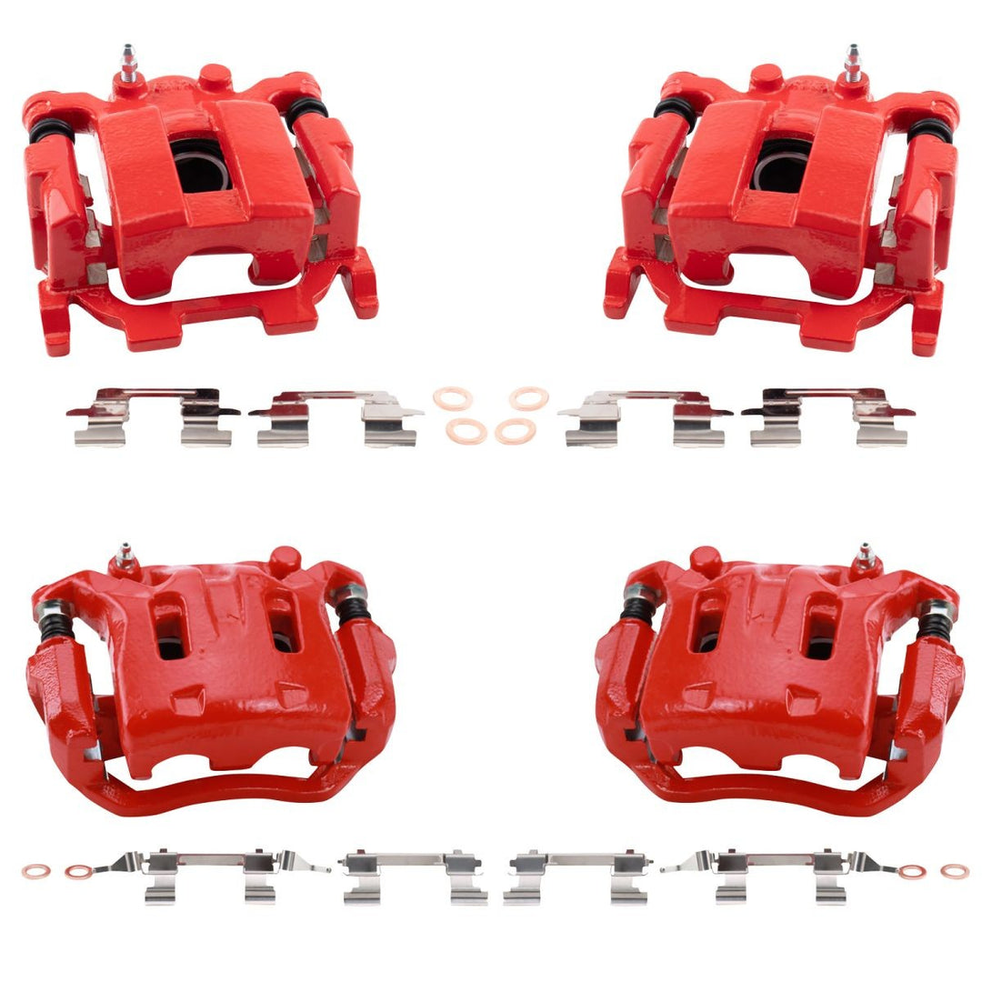 Front & Rear Performance Brake Caliper Set of 4 for Nissan 370Z, Murano & Infiniti G37, M37, Q70
