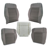 Front Seat Cover Pair with Driver Foam Cushion for 2007-2010 Jeep Wrangler