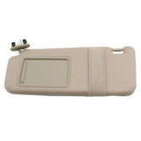 Left Beige Sun Visor for 2007-2011 Toyota Camry without Sunroof