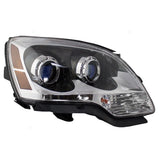 Headlight fits 2007-2012 GMC Acadia Passenger Halogen Blue Lens Lamp Assembly 1221-0046R - product image