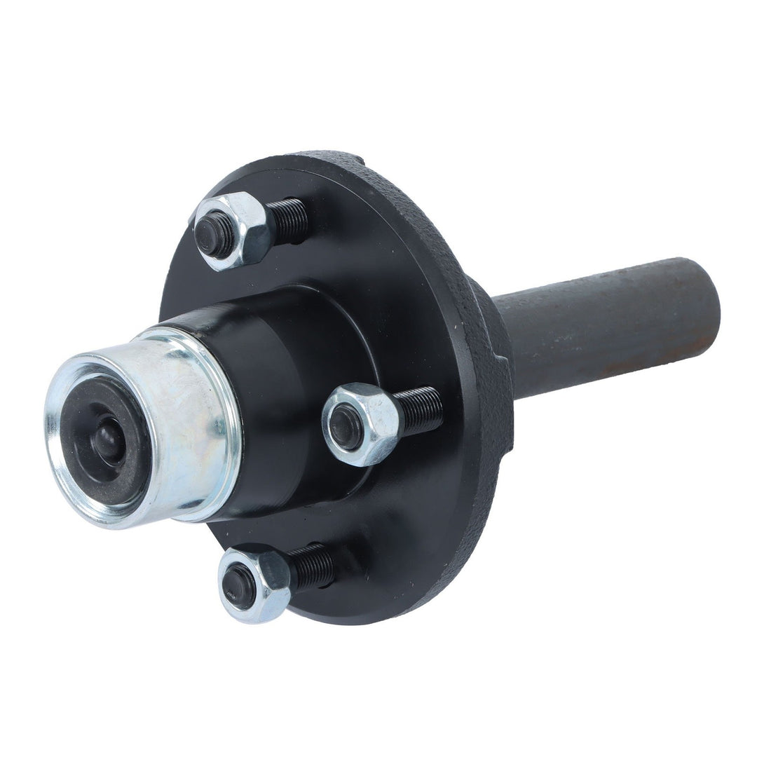 4 on 4 Inch Bolt Idler Hub Kit 1 Inch Spindle 4 Pack Pre-Greased