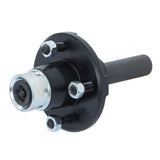 4 on 4 Inch Bolt Idler Hub Kit 1 Inch Spindle 4 Pack Pre-Greased