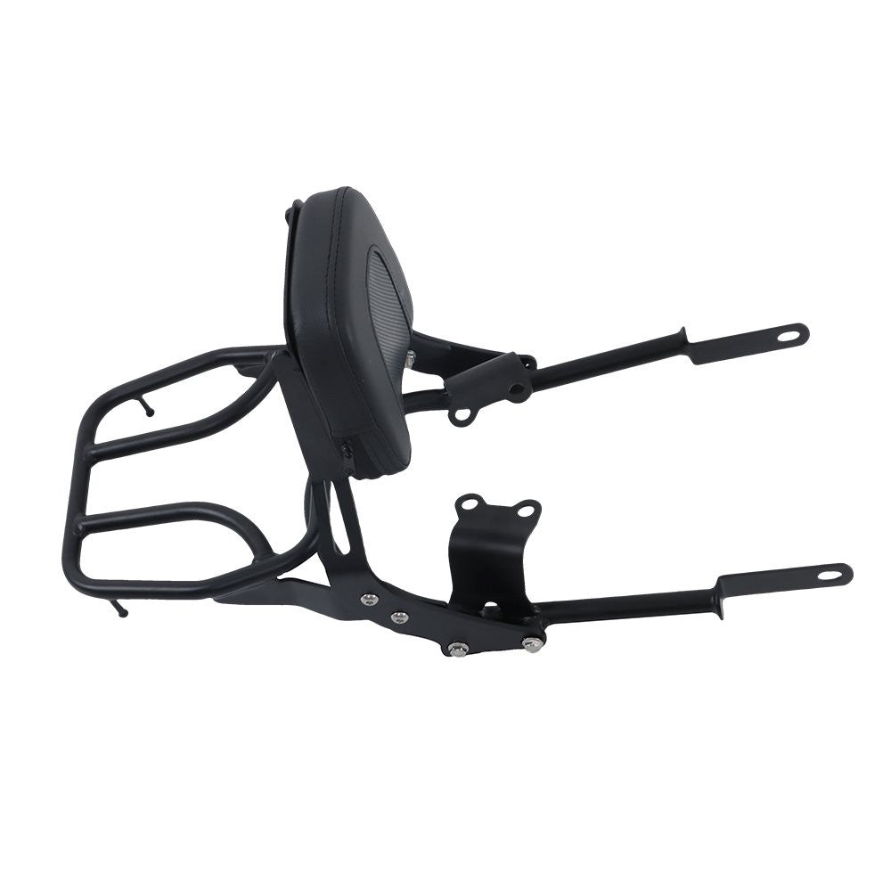 Passenger Backrest Sissy Bar with Luggage Rack for 2016-2024 Triumph Bonneville T100 T120