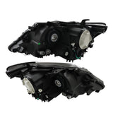 Black Headlight Pair for 2013-2015 Lexus RX350 RX450h 81170-0E160 81130-0E160