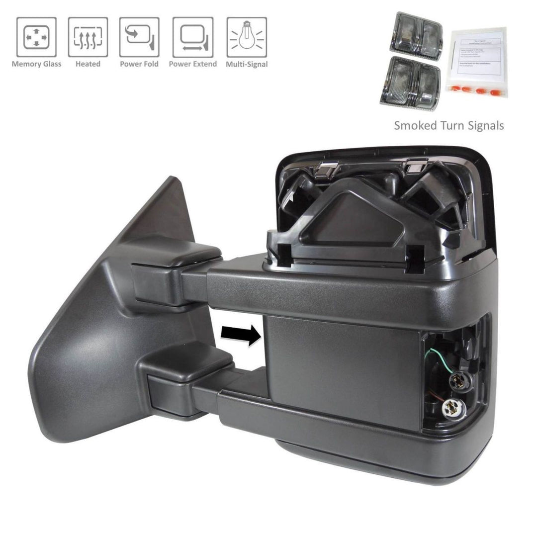Power Folding Towing Mirror Pair for 2013-2014 Ford F-150