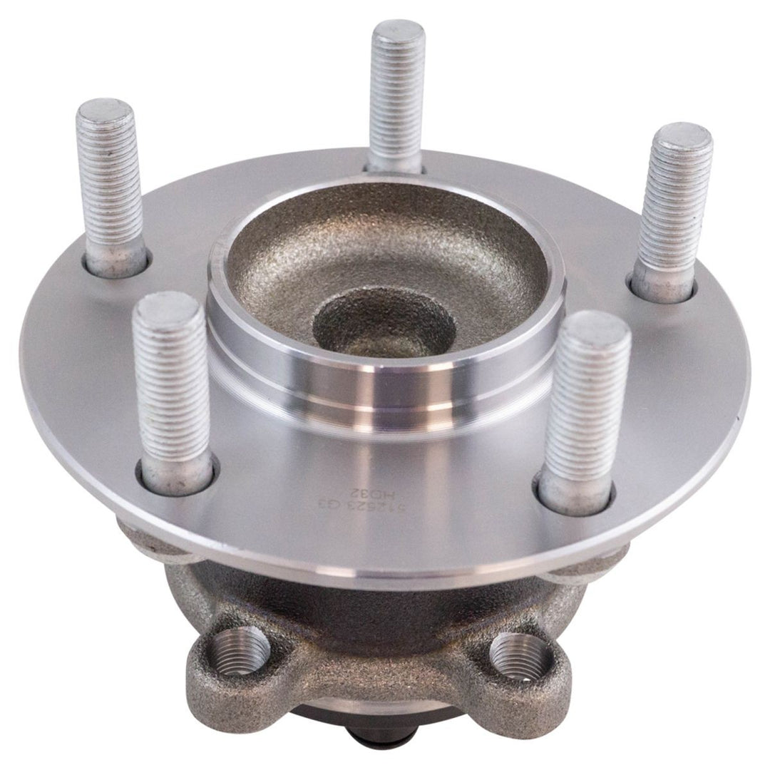 Front and Rear Wheel Hub and Bearing Set for 2014-2018 Mazda 3