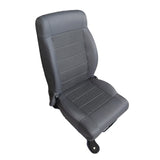 Front Seat Cover Pair with Driver Foam Cushion for 2007-2010 Jeep Wrangler