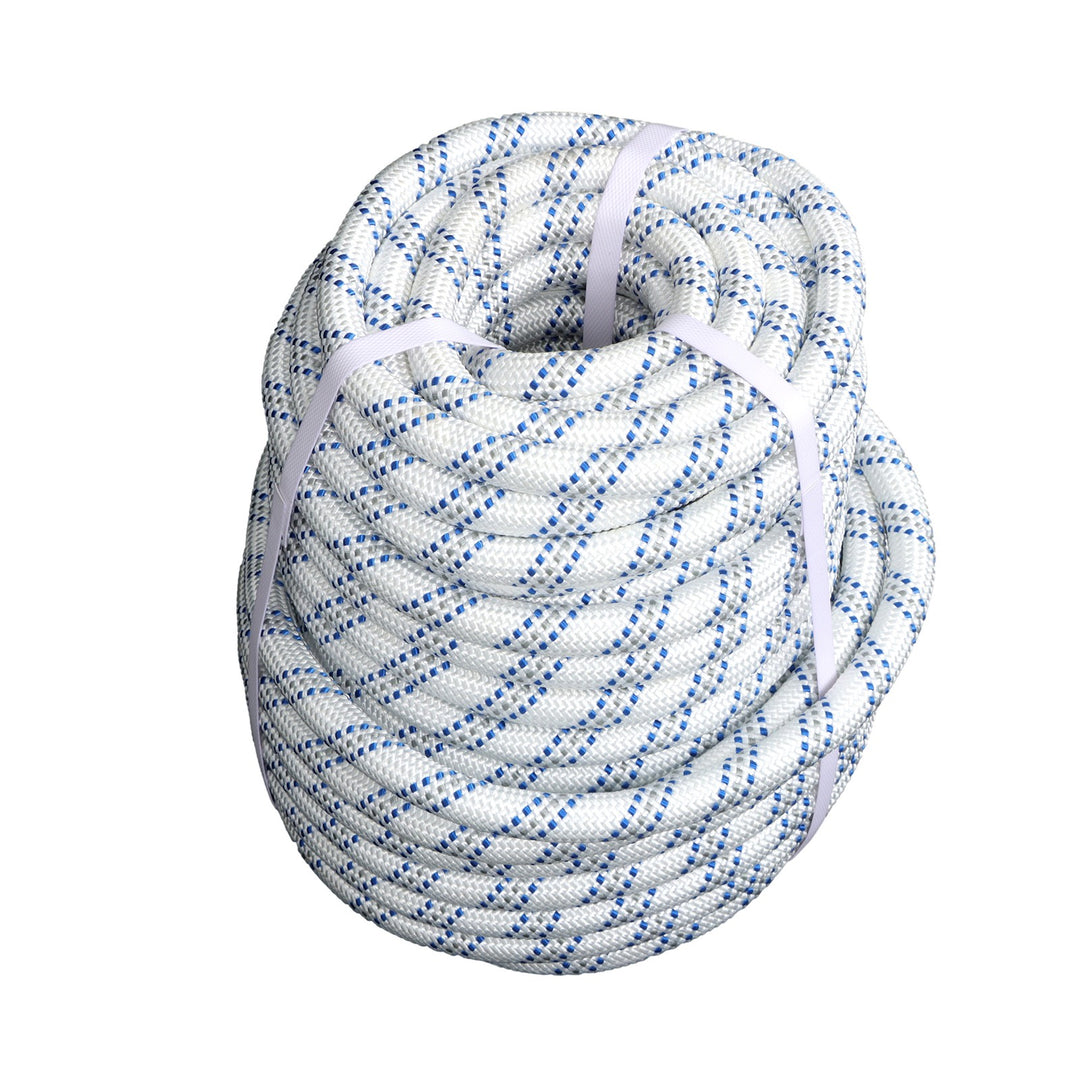 3/4 Inch x 120 Ft Double Braided Polyester Rope 3200 Lbs Breaking Strength