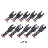 Oscillating Multi Tool Japanese Tooth Saw Blades 10 Pack Extra Long