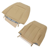 Front Perforated Leather Seat Cover Set for 2009-2014 Ford F-150 Lariat