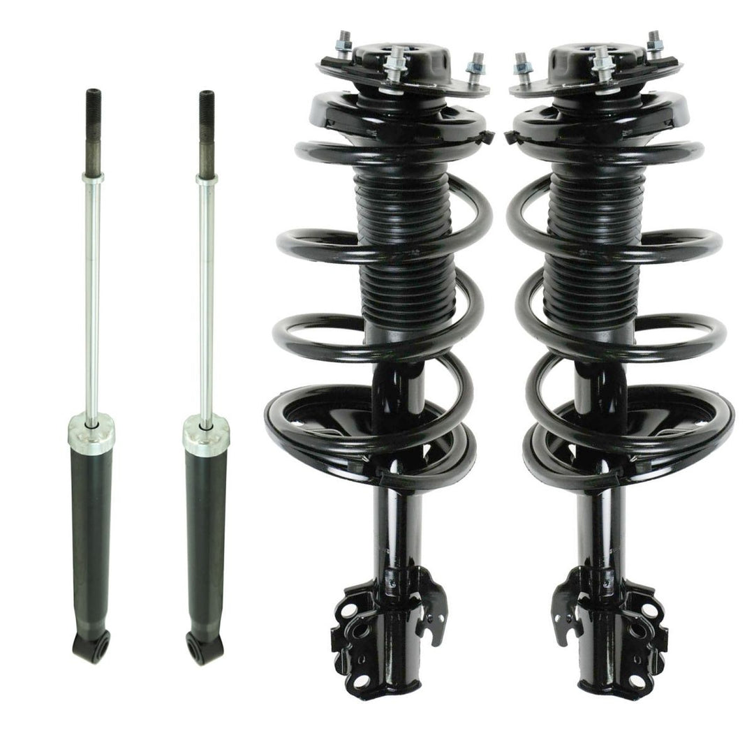 Front Complete Strut and Rear Shock Set for 2004-2010 Toyota Sienna AWD