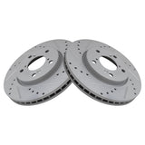 Front Ceramic Brake Pad and Rotor Kit for 2005-2010 Honda Odyssey