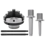2 Inch 3-Jaw Self-Centering Mini Lathe Chuck with Arbors D4103