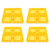RV Leveling Block Top Covers Yellow 4 Pack