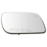 Heated Passenger Mirror Glass with Blind Spot Indicator for 2011-2017 Ford Explorer