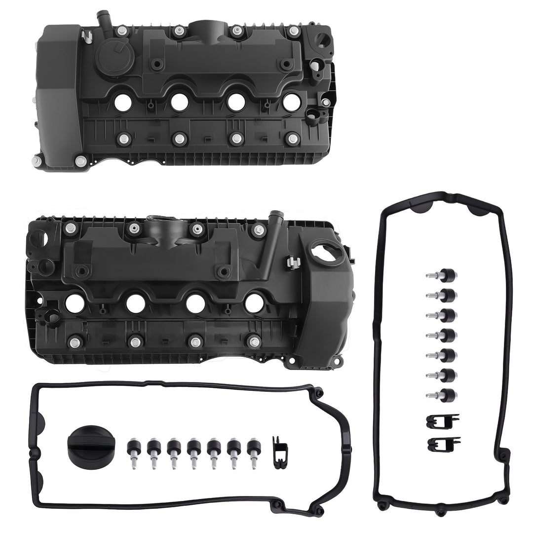 Valve Cover Set for 2002-2010 BMW 545i 550i 645Ci 650i 745i 750i and X5 4.4L 4.8L V8 11127518073