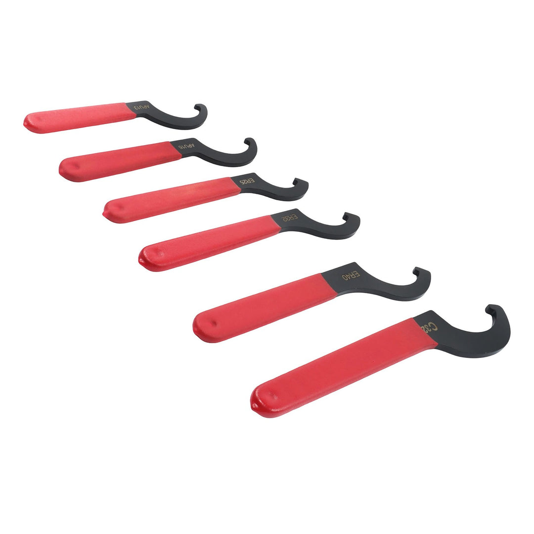 C Spanner Wrench Set 6 Piece APU13 APU16 ER25 ER32 ER40 C32
