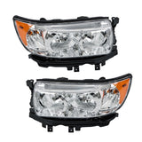 Halogen Headlight Pair Chrome for 2006-2008 Subaru Forester