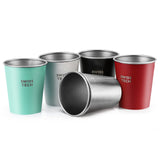 Swiss+Tech 6-Pack 14 oz Stainless Steel Stackable Cups