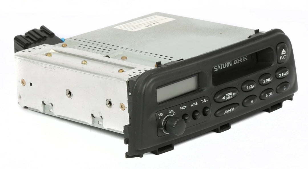 1996-99 Saturn S Series AM/FM Cassette Radio Receiver with Aux Pigtail 21022997 - product image