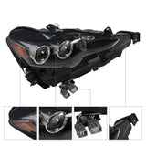 Passenger LED Headlight for 2014-2016 Lexus IS250 IS300 IS350 IS200t 8118553751 – product image 3