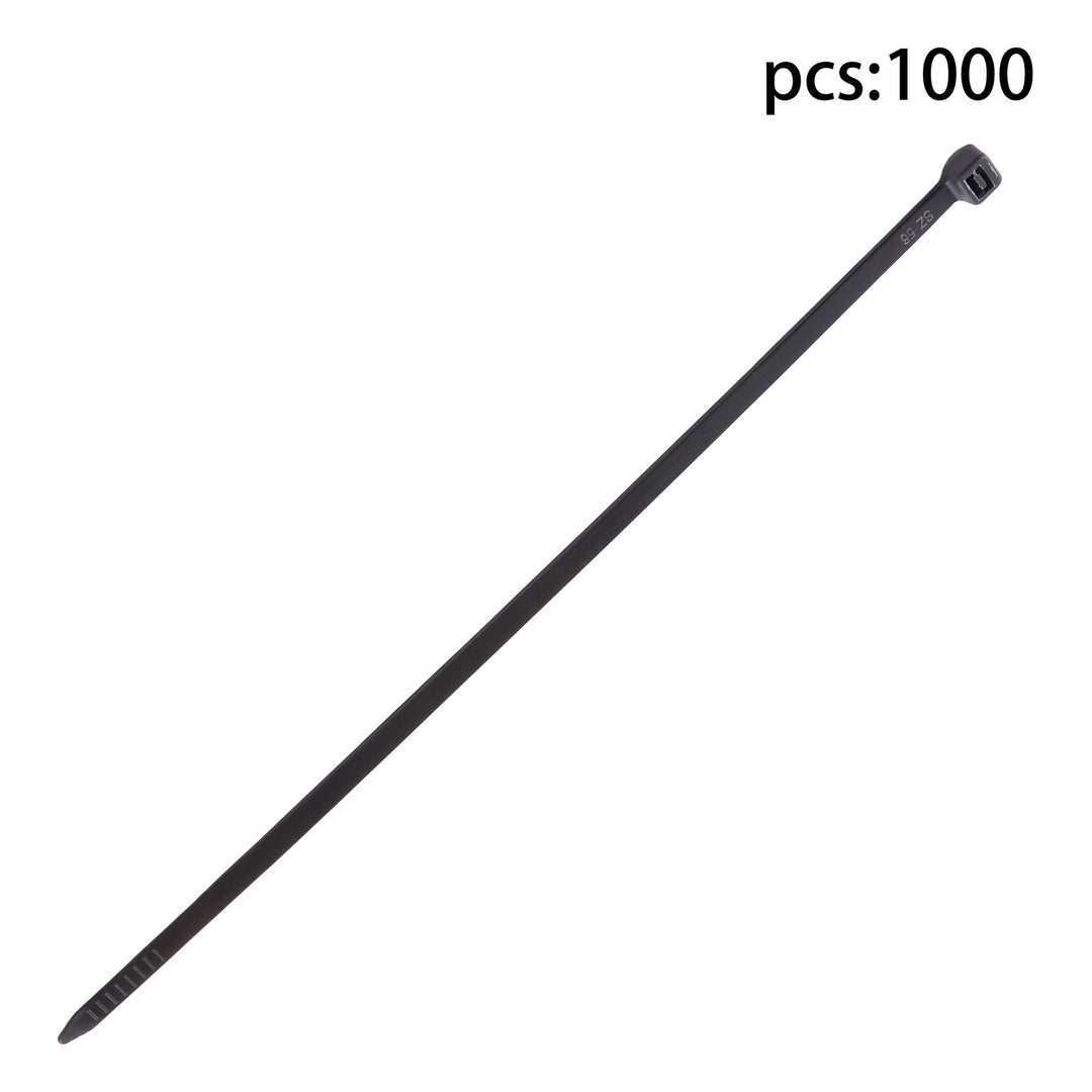 Black Nylon Cable Ties 8 Inch 1000 Pack 65 lb