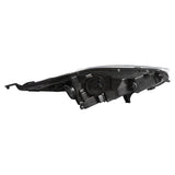 Black Headlight Pair for 2014-2019 Ford Fiesta S SE ST D2BZ-13008-K