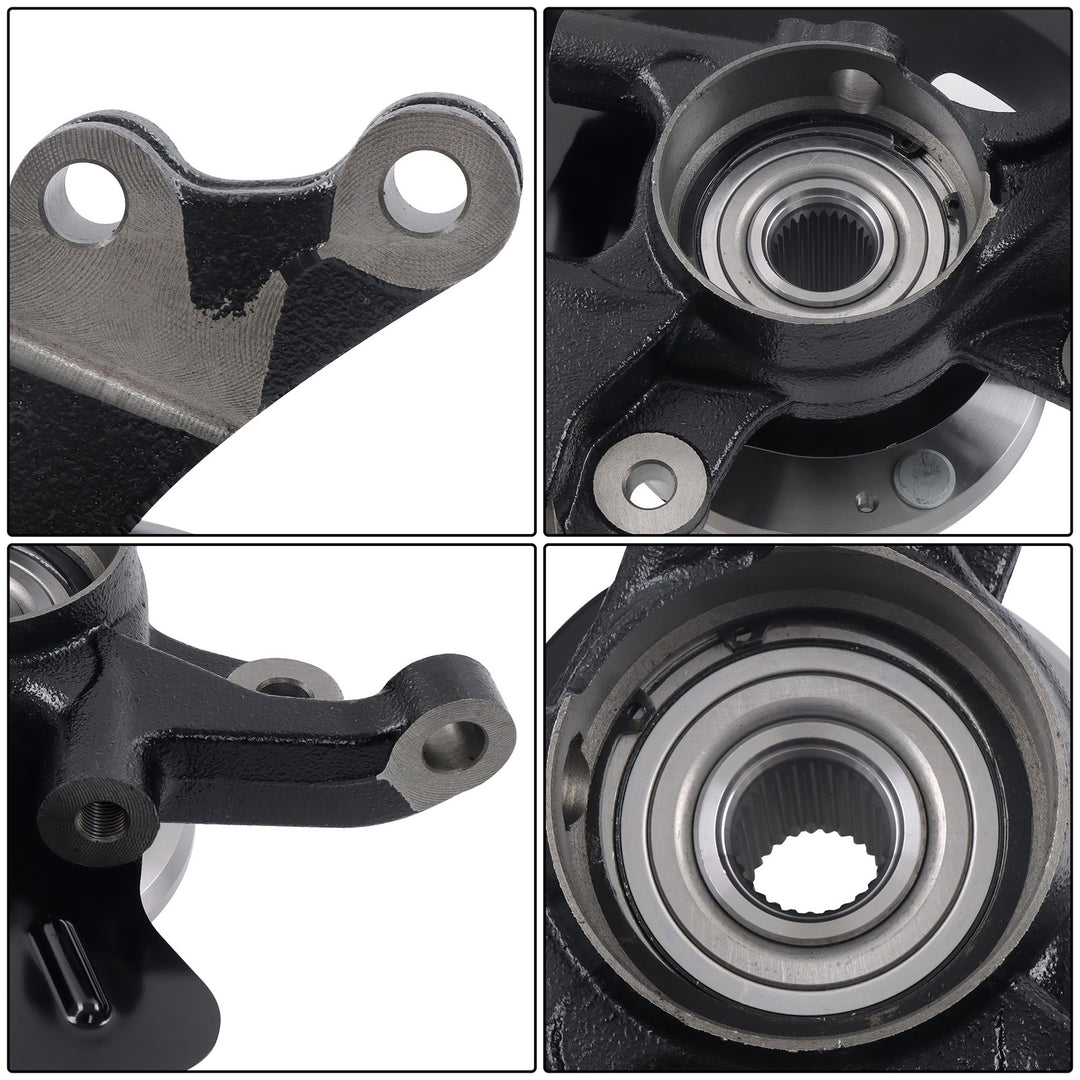 Front Steering Knuckle with Hub Bearing RH Passenger Side for 2007-2012 Hyundai Elantra 697-936