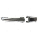 Outside Chrome Door Handle fits 2007-2010 Edge MKX Passenger Front 8A8Z7422404AA 3442-0111R - product image