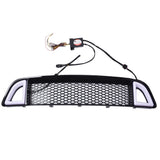 Front Upper Honeycomb Grille with LED for 2013-2014 Ford Mustang Non-Shelby