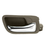 Front Interior Door Handle Pair, Taupe, for 2003-2007 Honda Accord Sedan