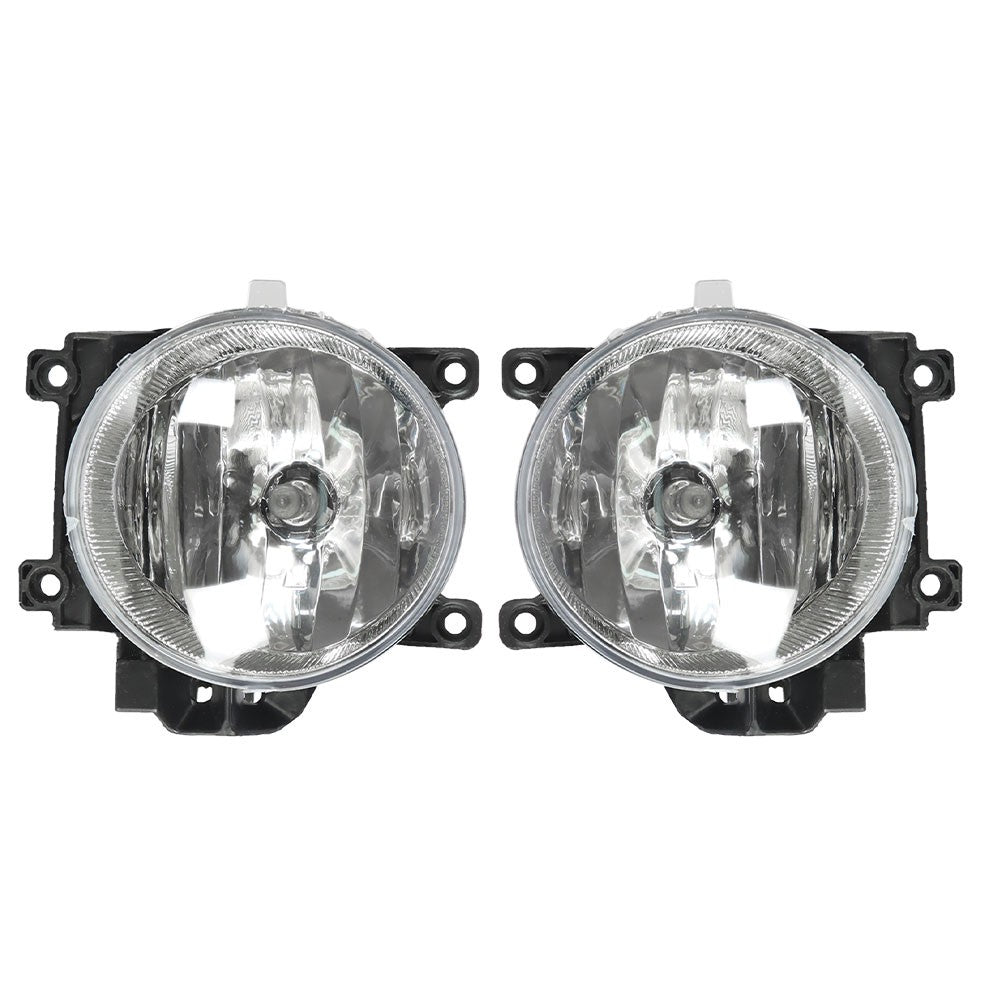 Front Bumper Upper Grille Kit with Halogen Fog Lights for 2013-2015 Toyota RAV4
