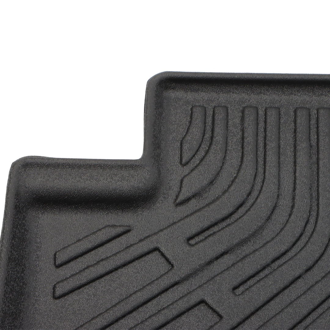 Floor Mat Liner Set for 2024-2025 Ford Ranger SuperCrew Black TPE