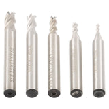 Carbide End Mill Set 10 Piece 2 to 12 mm 4 Flute