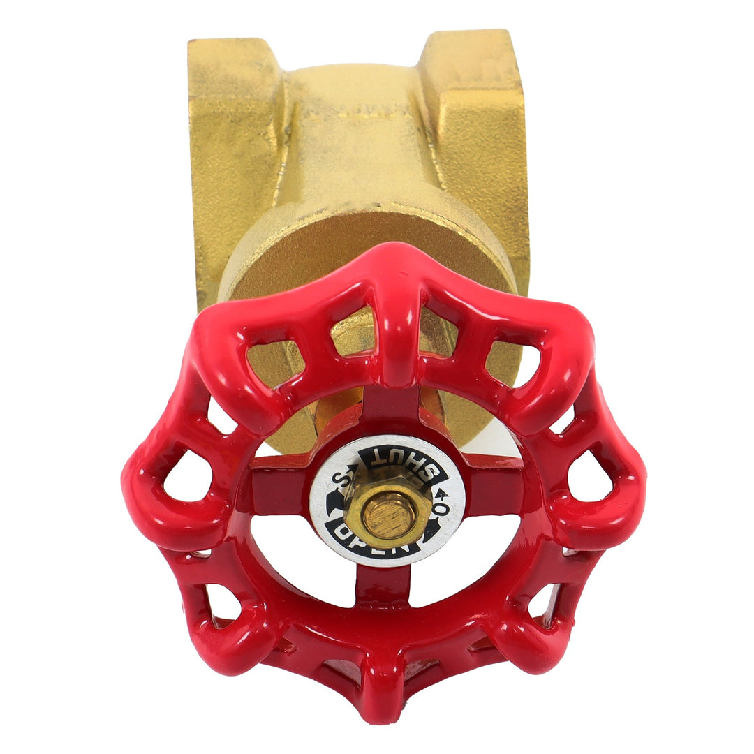 1-1/2 Inch NPT Brass Gate Valve DN40 200 PSI