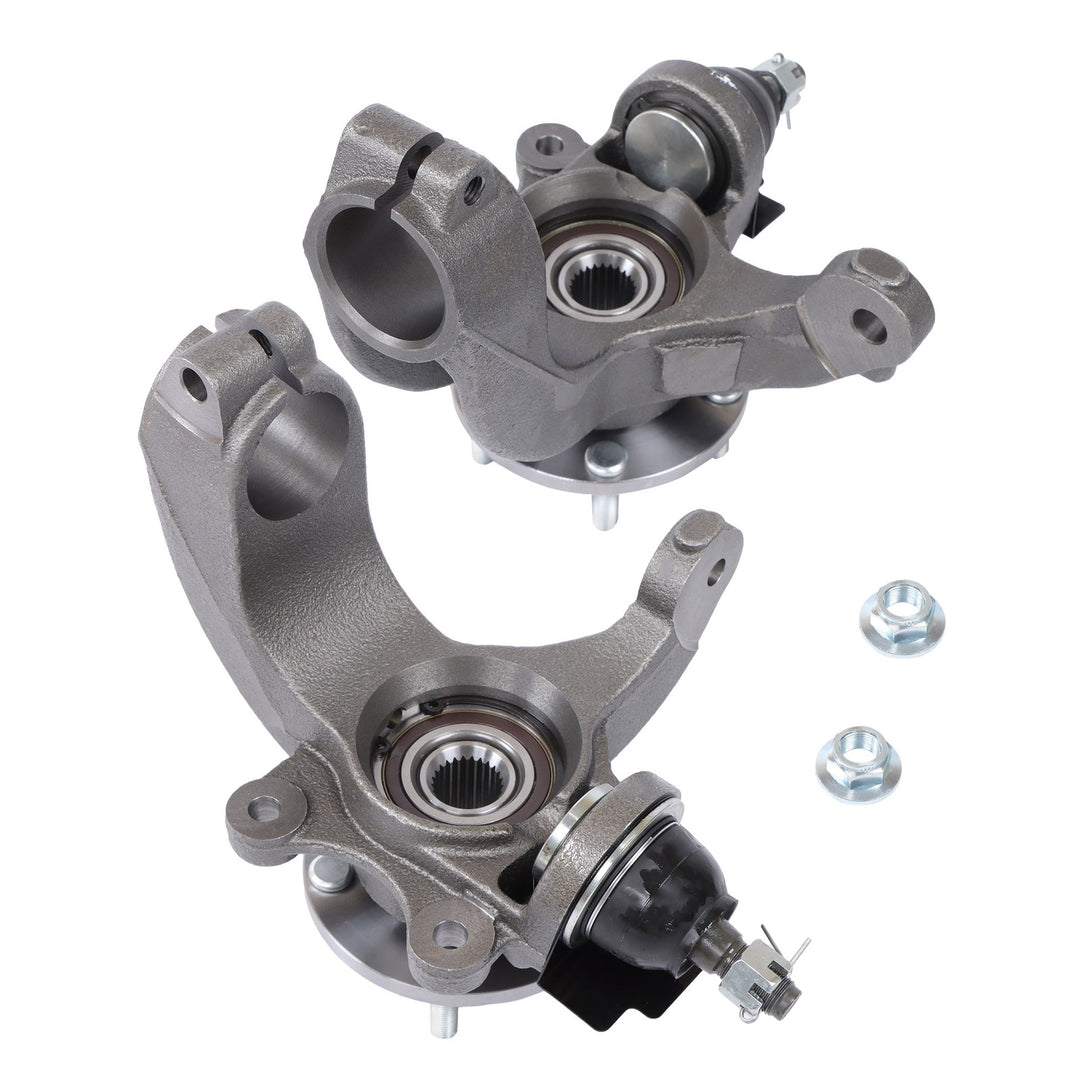 Front Steering Knuckle and Hub Bearing Pair for 2010-2013 Ford Transit Connect 698-466 698-467